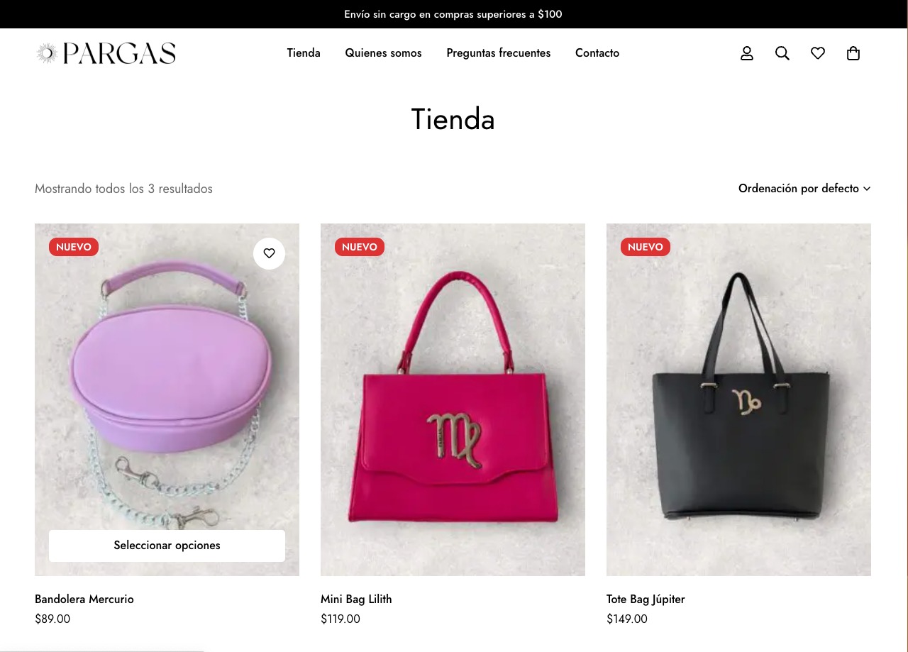 Pargas — ecommerce de gas envasado en Argentina