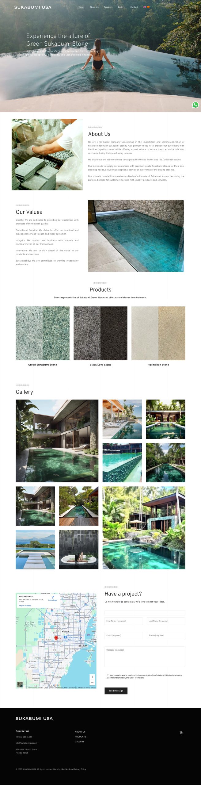 Sukabumi USA — sitio web internacional desarrollado por MinderLab